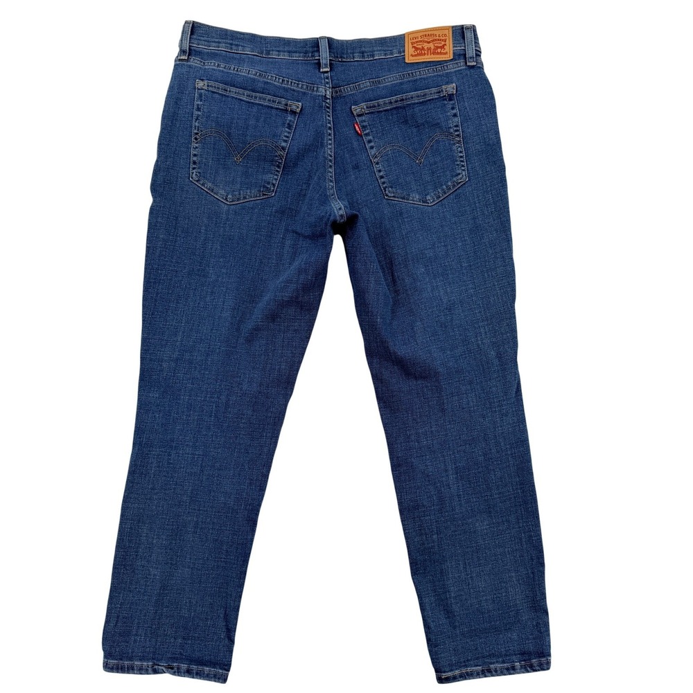 Levis Boyfriend W31 Distressed Medium Wash Ripped Jeans 19887-0126 Blue Grunge